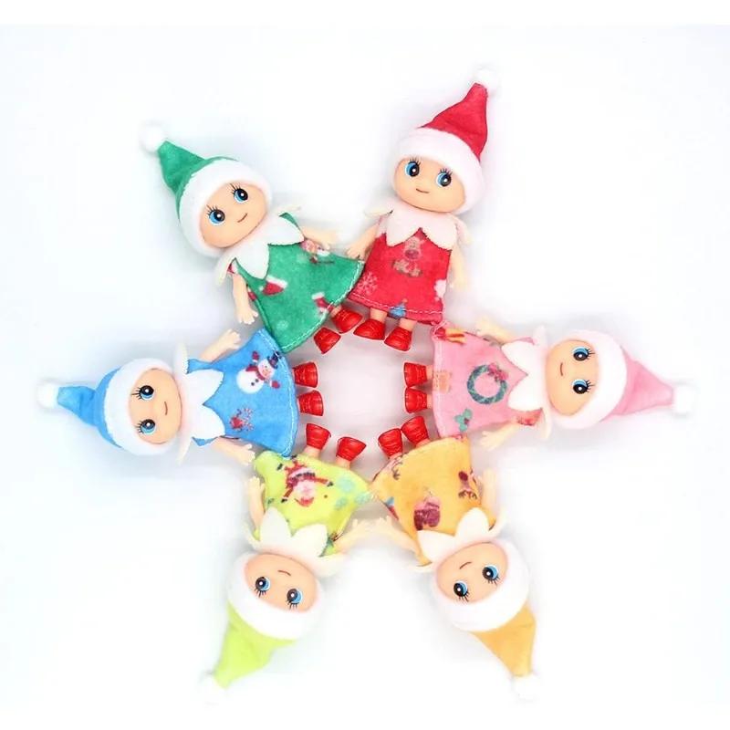 Elf Doll Plush Dolls Elf Tiny Christmas Elves Christmas Novelty Toys Elf Accessories for Girls and Boys Holiday Decorations