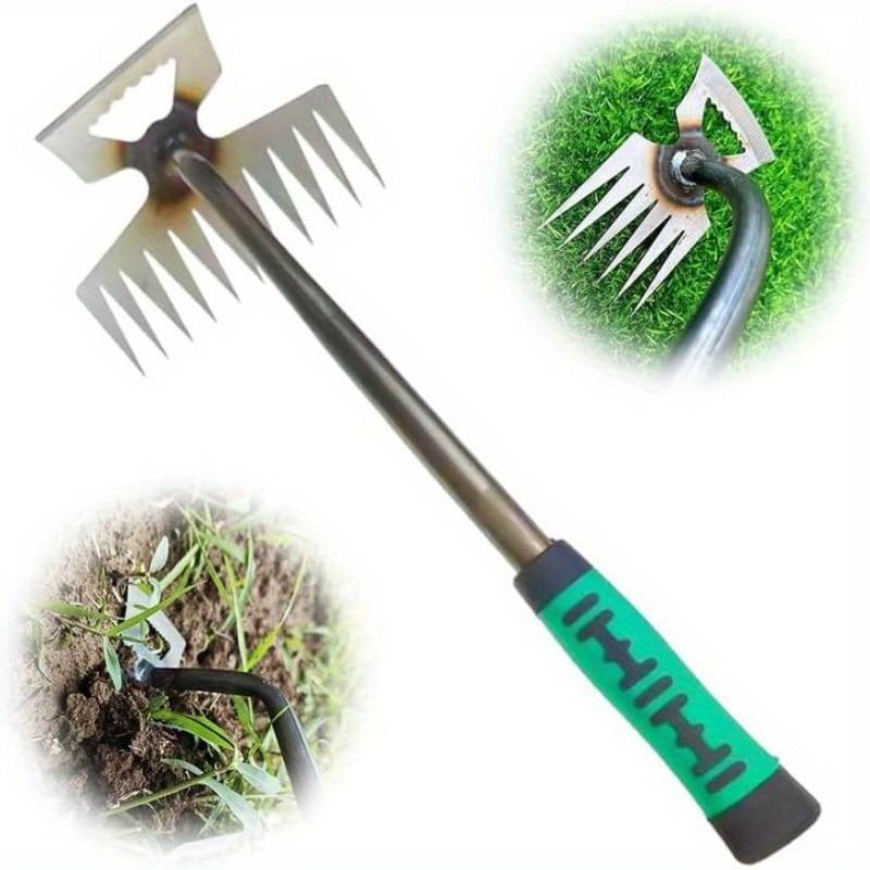 New Garden Weeding Tool: Durable Manganese Steel Manual Weeder for Root Removal In Courtyards and Gardens