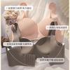 Thin seamless small breasts gather underwear women's no steel ring lift up support show chest large comfortable breathable breast bra