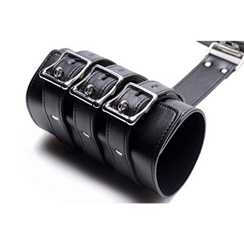 1 Set di Manette in Pelle per Bondage - Perfetto per BDSM & Giocattoli Sessuali per Coppie!