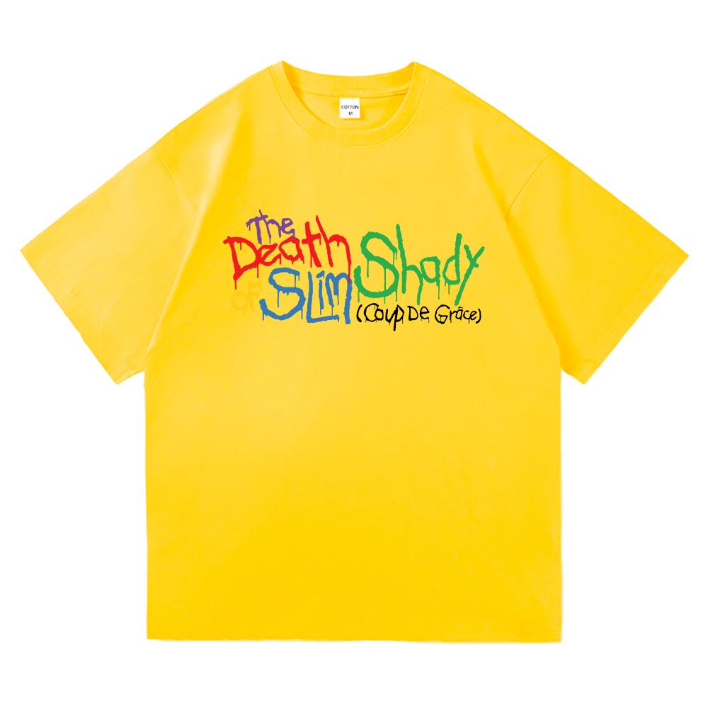 Eminem Smrt Slim Shadyho Renesance Pánské/Dámské Harajuku Hip Hopové Tričko Unisex Vysoce Kvalitní Bavlněná Trička Topy