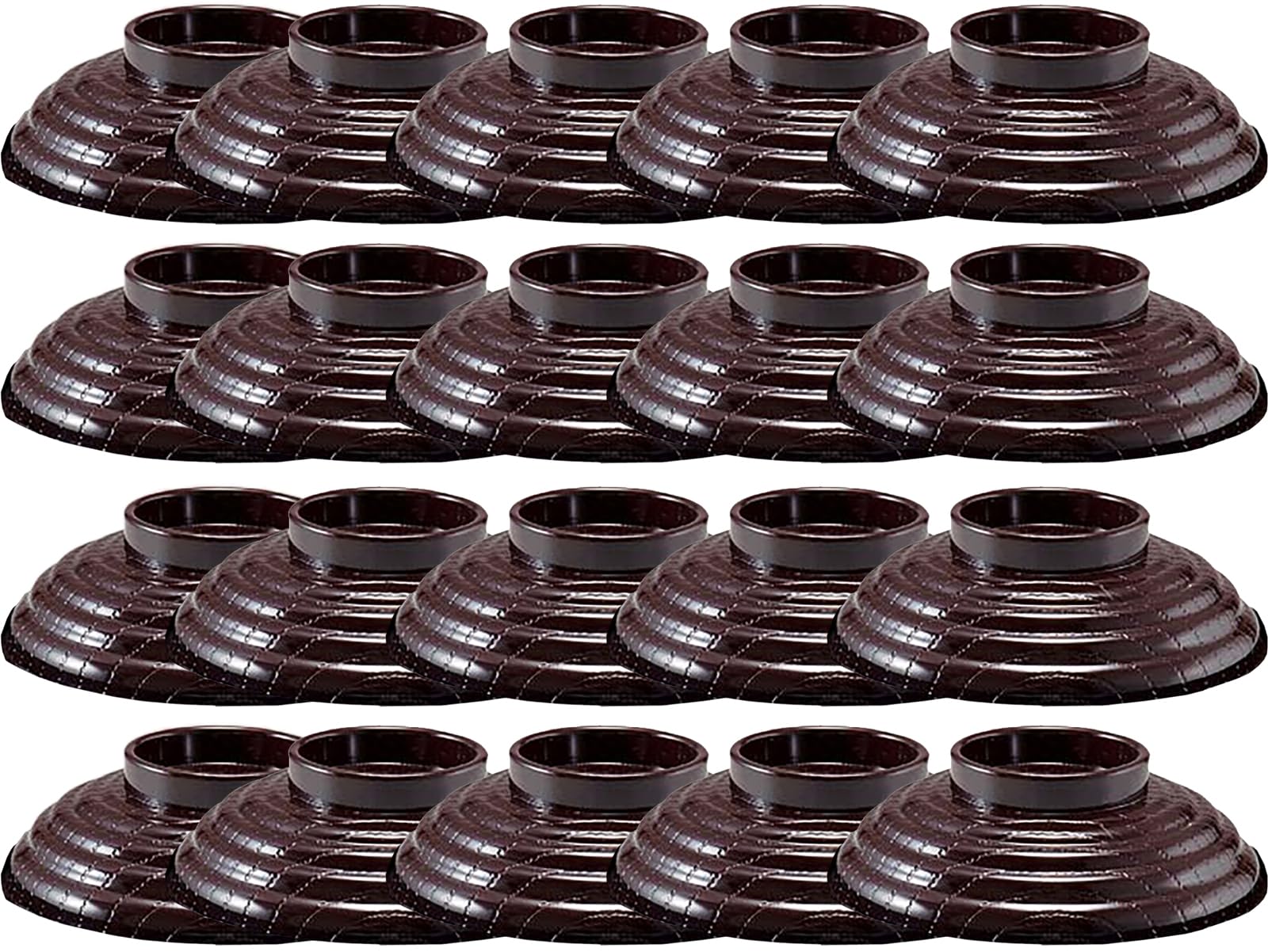 

Fukui Craft Lid Only Miso Soup Heat Made in Dishwasher Stacked Wood Grained Soup Bowl New Tame Uchi Black [Commercial Set] Bowl, Resistant, Japan,