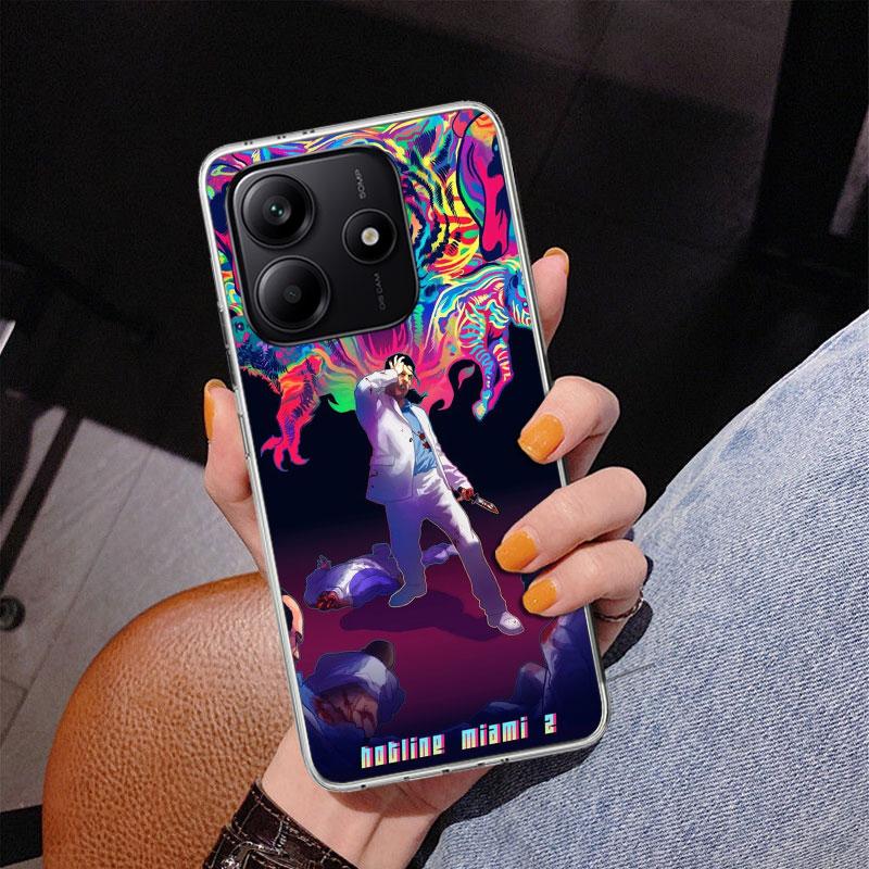 Game Hotline Miami Phnoe Case for Phnoe Case for Xiaomi Redmi Note 15 14 14S 13 Pro Plus 12 12S 11S 11E 10S 10 11T 5G Unique Cov
