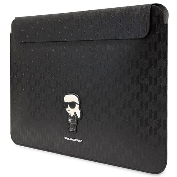 Karl Lagerfeld Sleeve Klcs16Sakhpkk 16 Black/Black Saffiano Monogram Ikonik