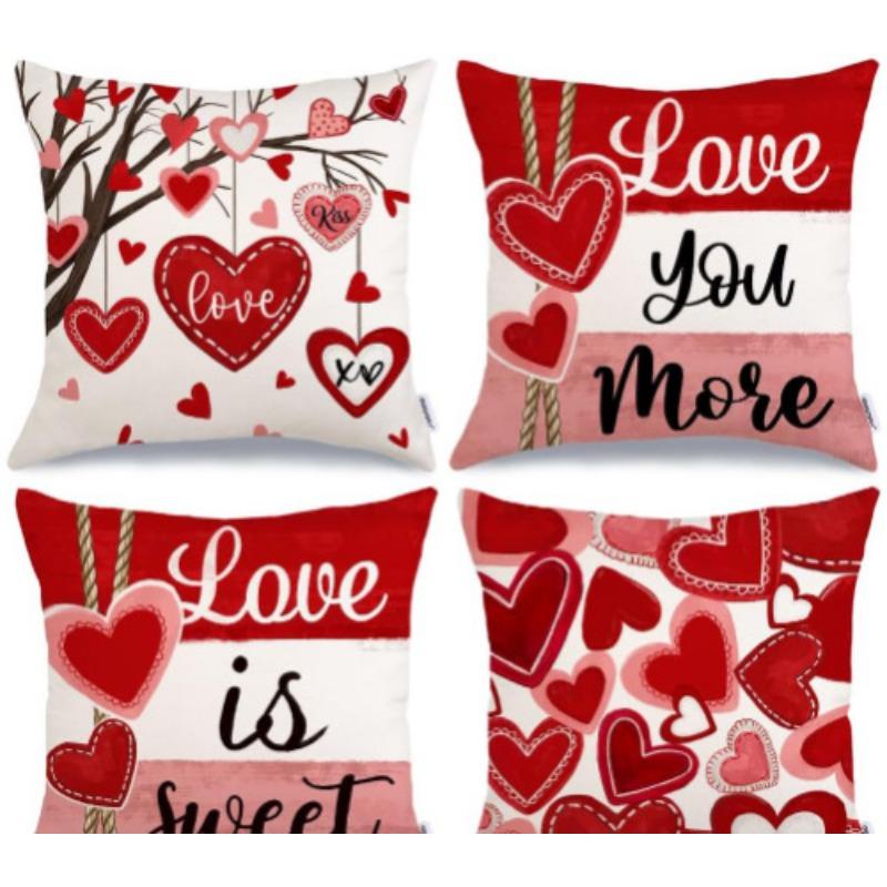 Push Pillowcase Creative Wave Striped Cushion Cover