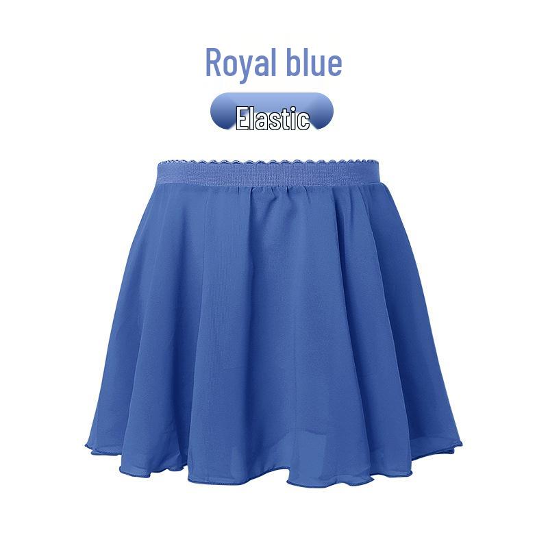 Mädchen Chiffon Elastischer Tanzrock – Leichte Übungskleidung