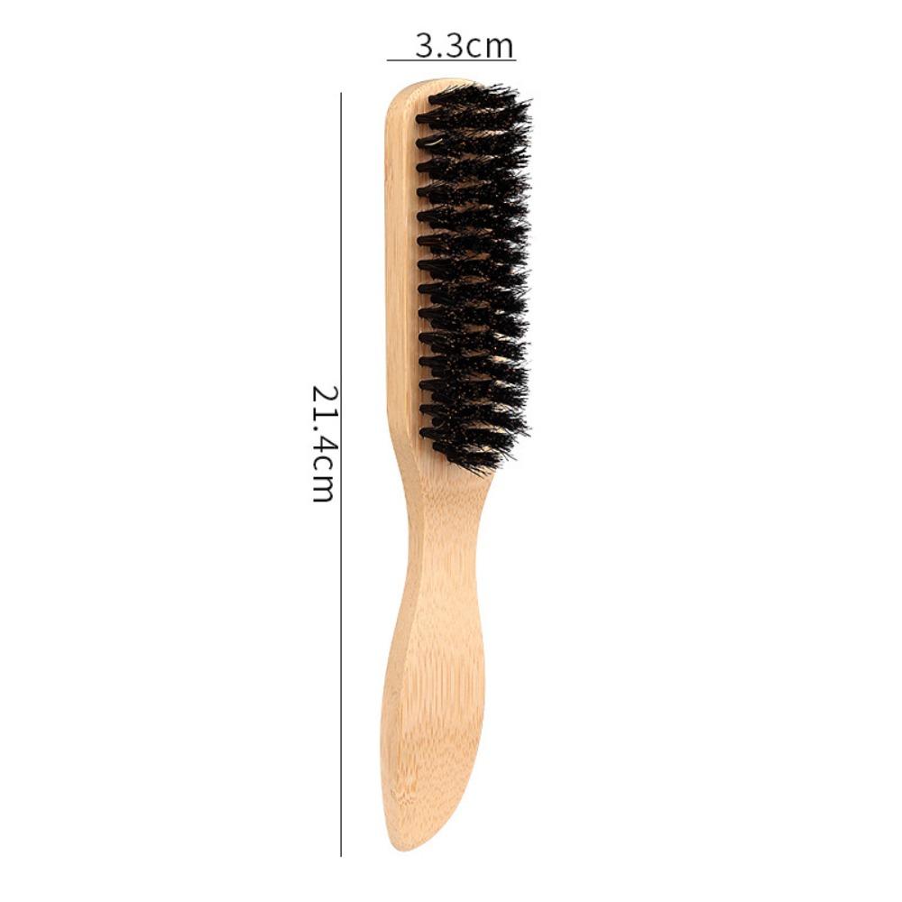 Smooth Finish Boar Bristle Hair Brush Backcombing Design Bun Smoothing Brush  Styling Tool