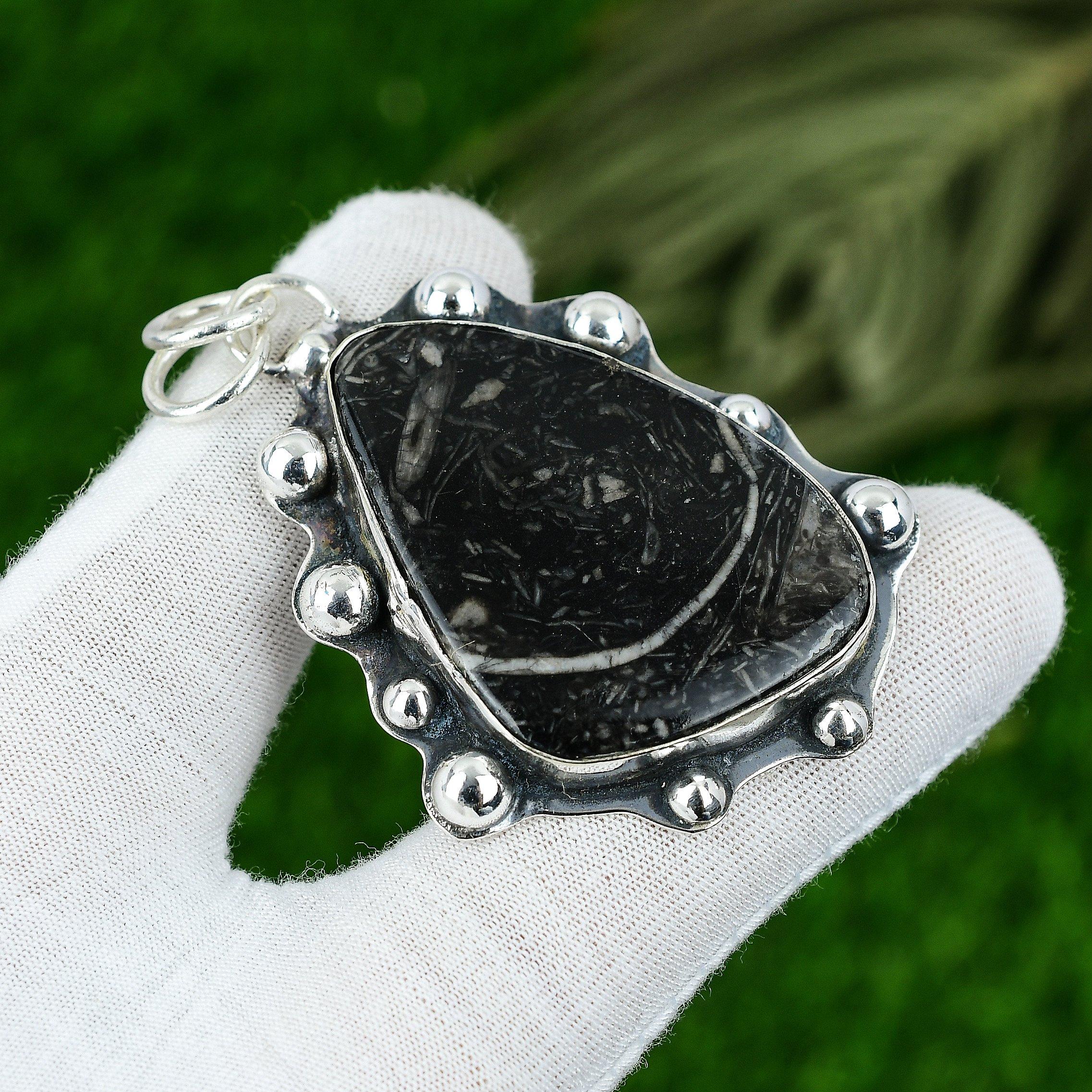 

Подарок для женщин Подвеска Серебро 925 пробы Натуральный камень хризантема