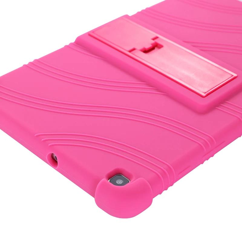 Case For Samsung Galaxy Tab A 8.0 2019 SM-T295 SM-T290 Tablet Safe Shockproof Silicone Stand Cover
