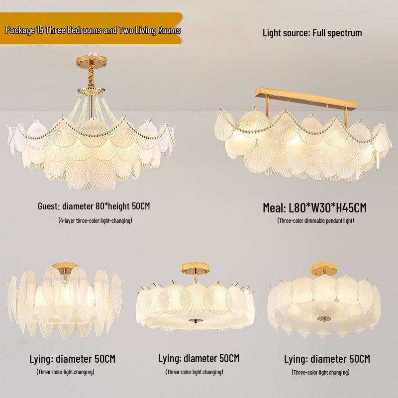 Modern French Crystal Pearl Chandelier for Living Room and Dining Room