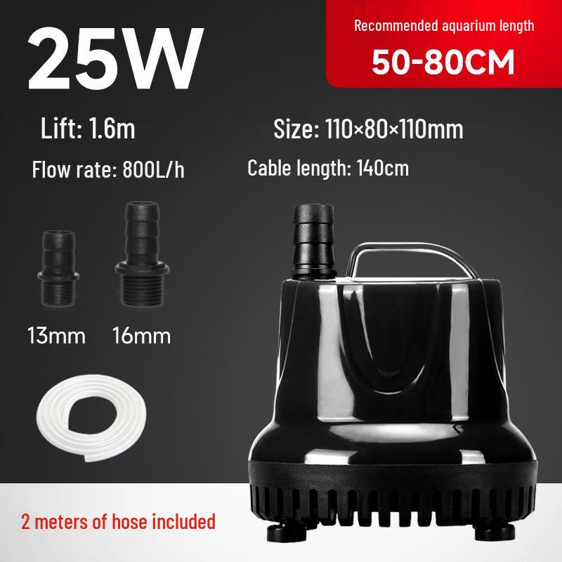 Silent Mini Submersible Water Pump for Goldfish Tanks, Small Rockeries, Waterfalls, Fountains, and Circulation Filters