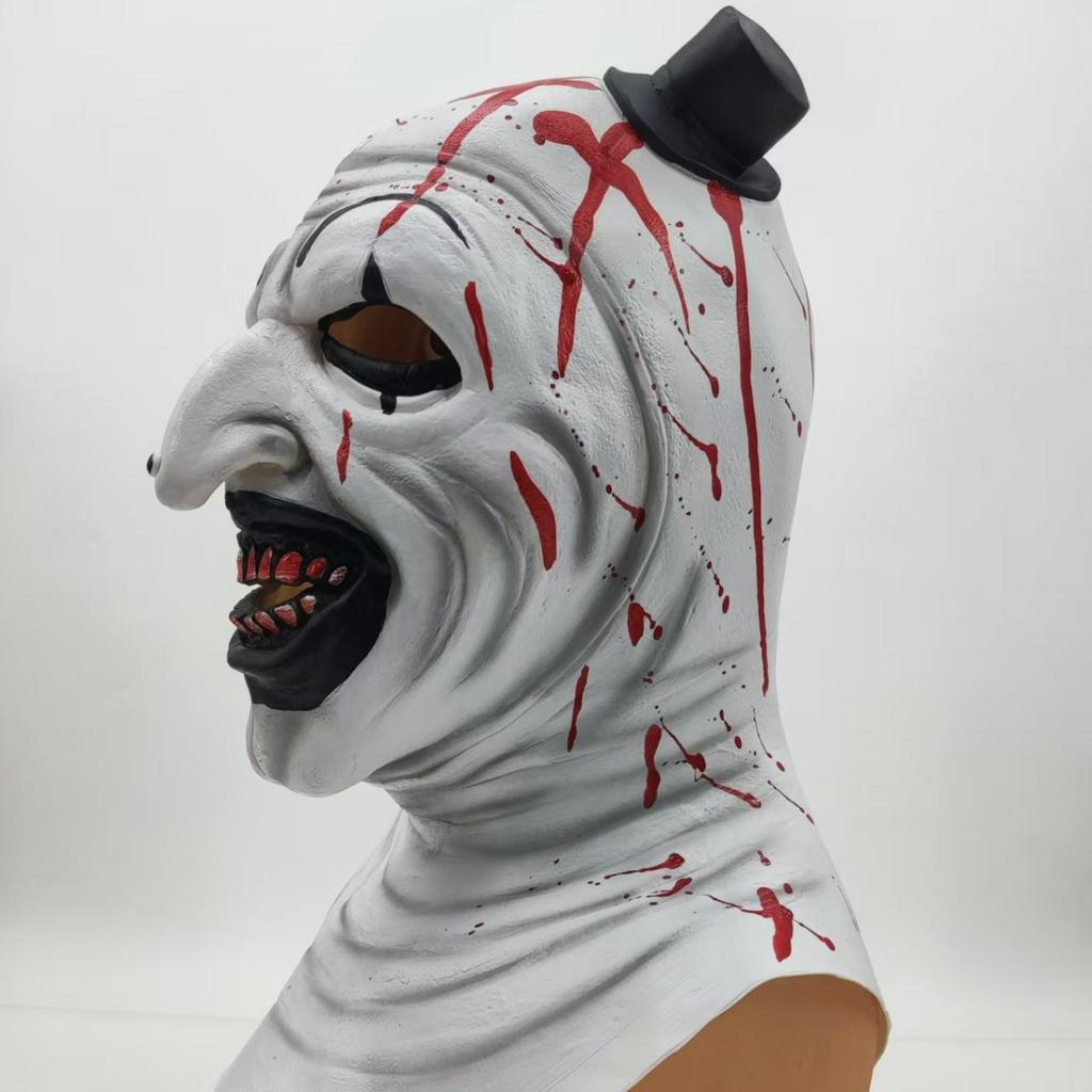 Halloween Clown Grim Reaper Devil Latex Mask Headgear cos Horror props masquerade
