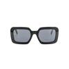 Celine Kwadratowe Okulary Przeciwsłoneczne z Logo Damskie Okulary Przeciwsłoneczne Czarne CL40304U-01A