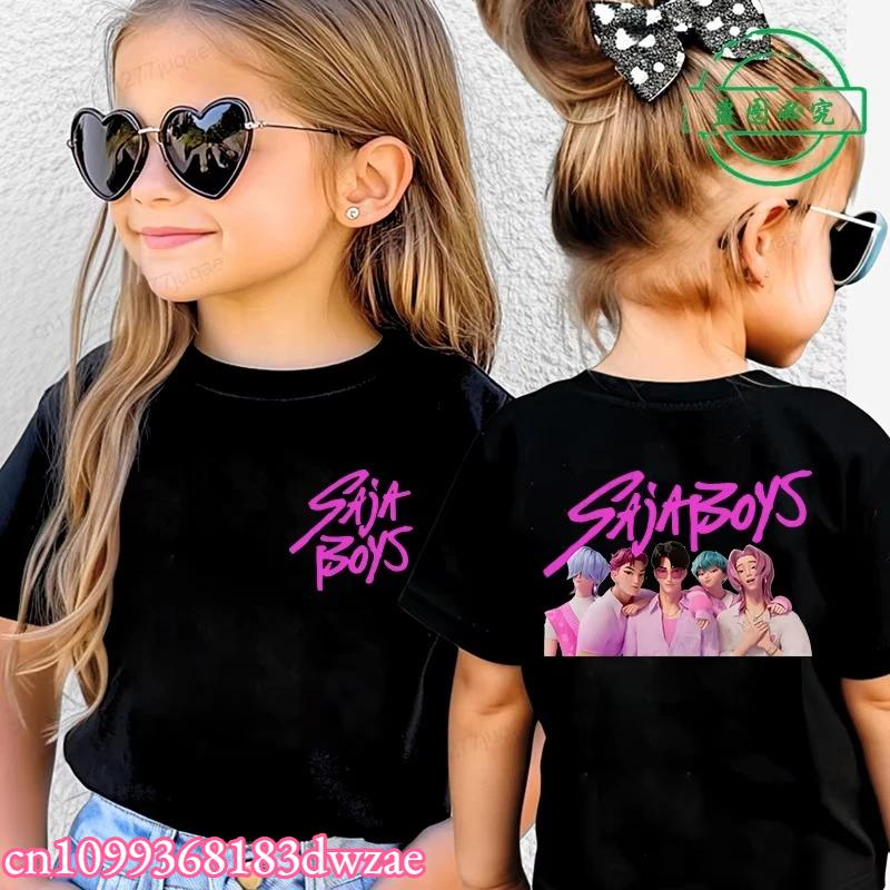 Devil Hunter Children's Clothing Summer Cartoon Clothing Fashion Children's T-shirt