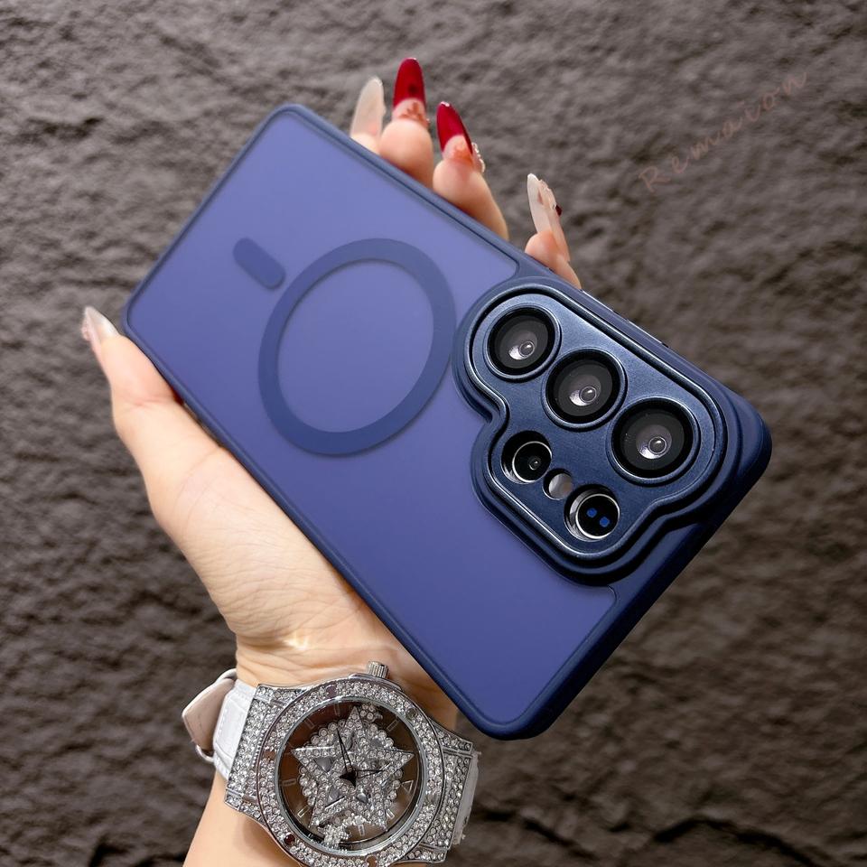 S26 Magnetic Phone Case for Samsung Galaxy S26 S23 S24 S25 FE Ultra EDGE A17 A56 A36 A16 A26 Magsafe Charge Protector Cover
