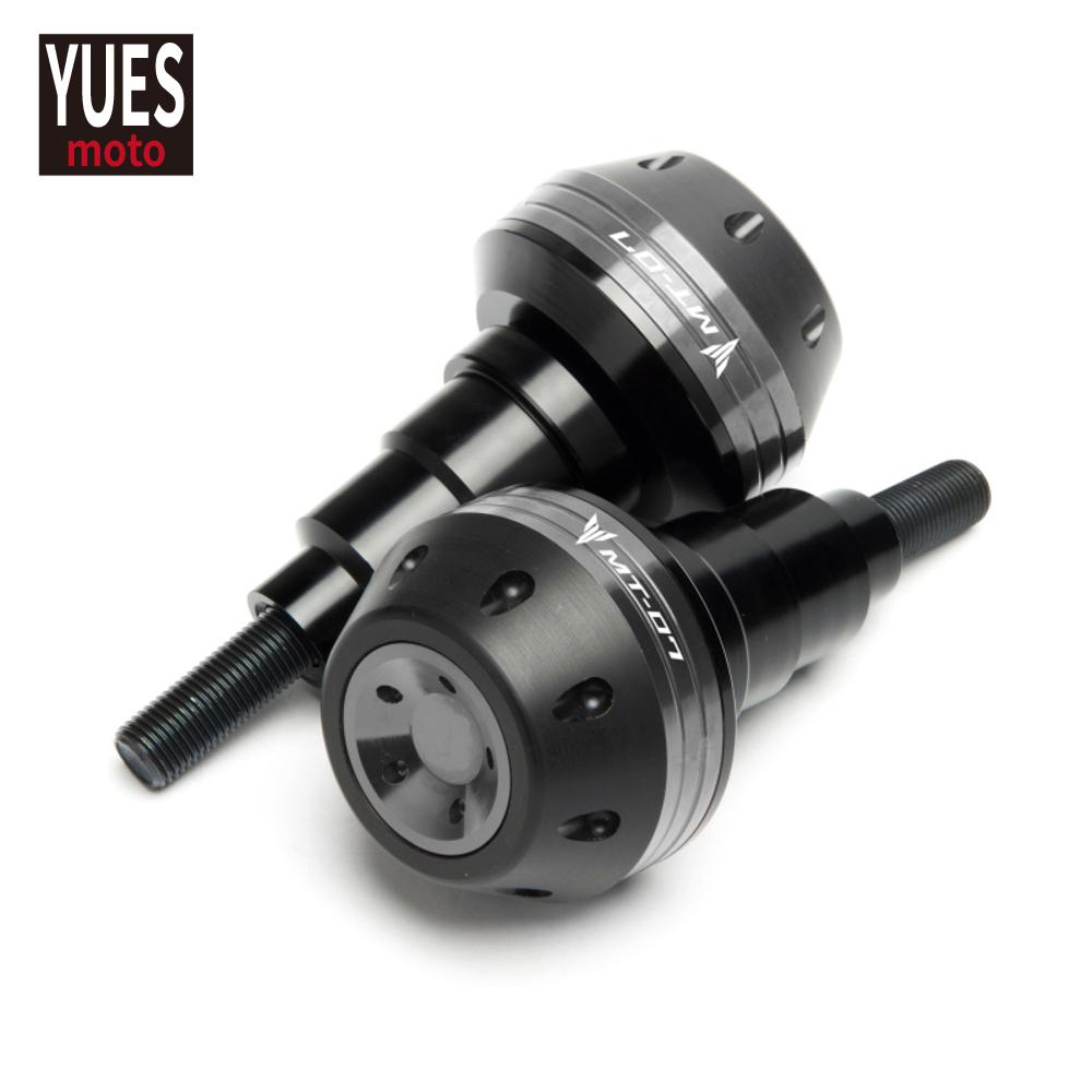 

Аксессуары для мотоциклов, ползунки для рамы с ЧПУ, защита от падения, защита от падения для Yamaha MT07 MT 07 серый