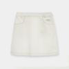 Callaway Stretch Golf Classic Silver Simple Size Women's 8-Way Skirt, Water-Repellent, Line, Design, C25228200, 1030_White