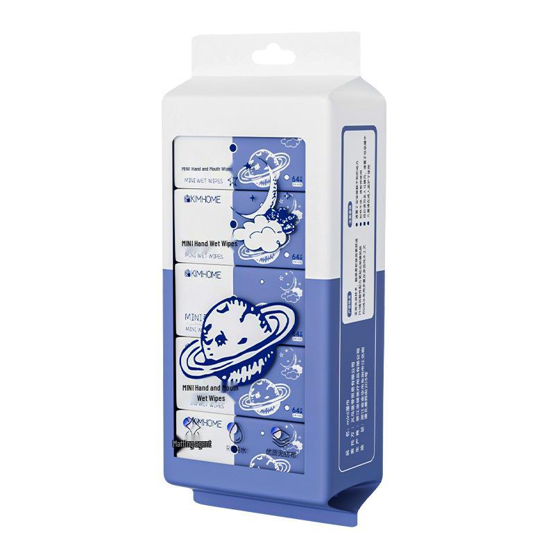 Mini Portable Baby Hand & Mouth Wet Wipes - Travel Essential Pack for Students