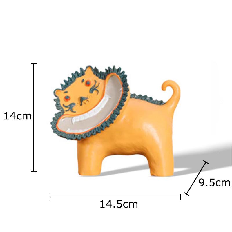 

Cute Cartoon Lion Sculpture Creative Artwork Ornaments Lion Resin Handicrafts Desk Decoration Modern Home Decor Accessories львиный