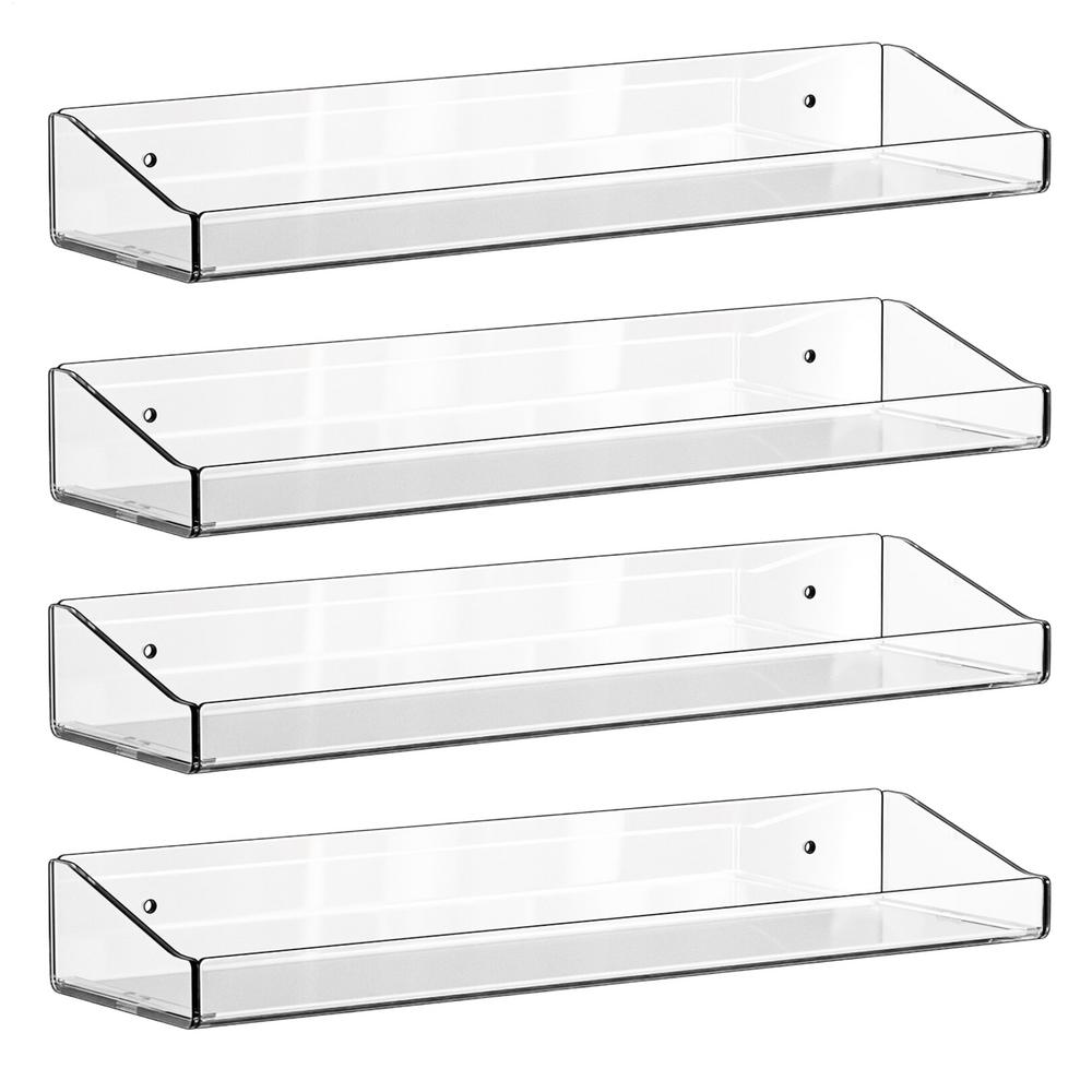 Shelves For Room Wall Clear Home Organizer Rack Living Room Floating Shelves For Makeup Book Decoration Perfume Bottle Action