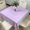 Waterproof, Oil-Proof And Anti-Scalding Coffee Table Tablecloth Leave-In Rectangular Dining Table Cloth Household Living Room Light Luxury Non-Slip