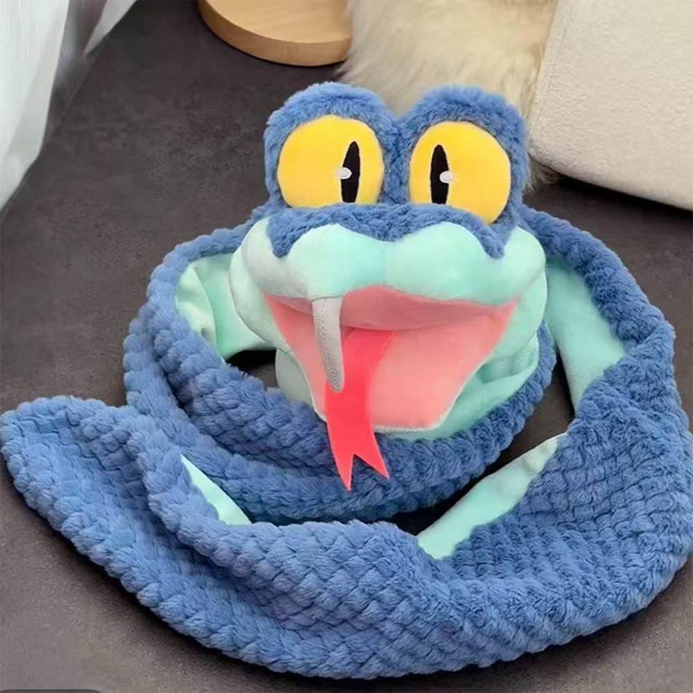 Cachecol Gary de Zootopia 2, Cachecol de Inverno Longo Quente Azul, Presente Merch Unissex do Filme de Animação