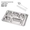 304 Stainless Steel Large Capacity Lunch Box & Dinner Plate