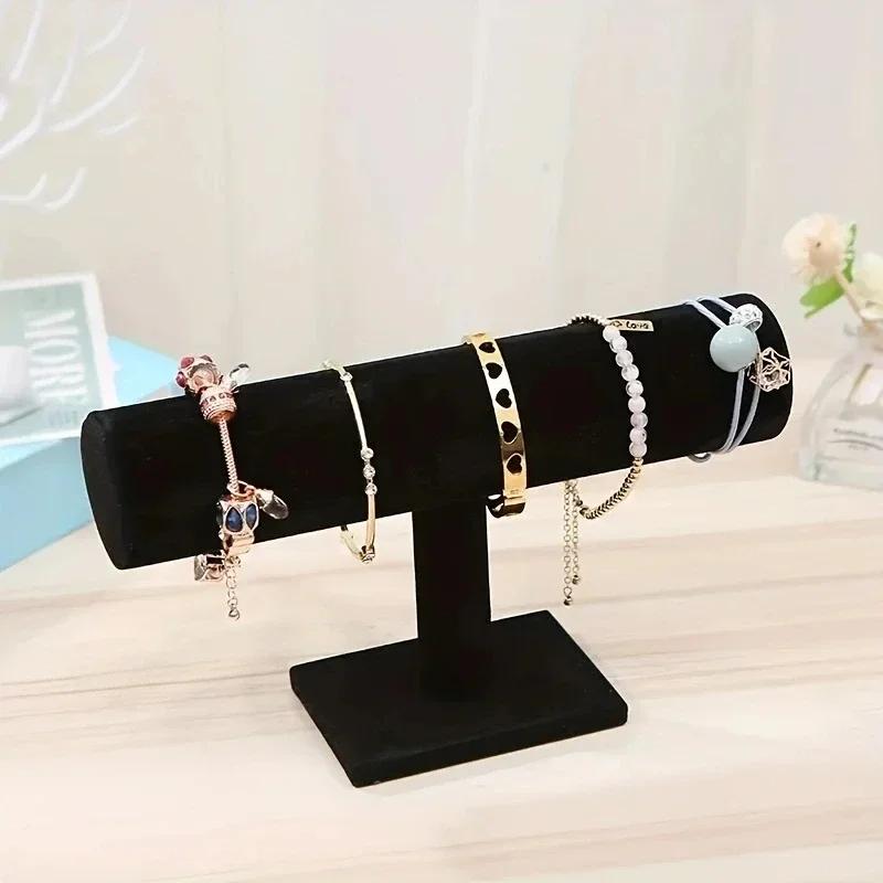 1PC Velvet Bracelet Display Rack Jewelry Rack Bracelet, Watch Storage Rack, Desktop Vertical Jewelry Display Rack, Display Props
