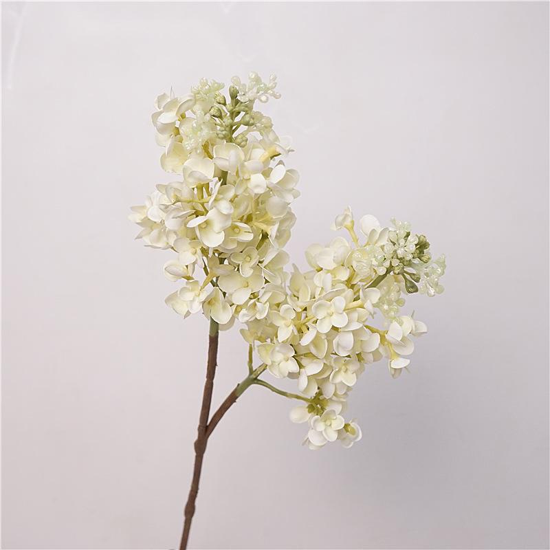 4Pc/lot Feel Real Touch Moisturizing Lilac Latex Artificial Flowers Home Table Decoration Floral Event Party Wedding Fake Flower