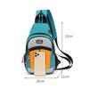 Damen Nylon Sling Tasche - Verstellbarer Riemen, Mehrere Taschen Crossbody Brusttasche für Männer Reisen & Sport für den täglichen Weg
