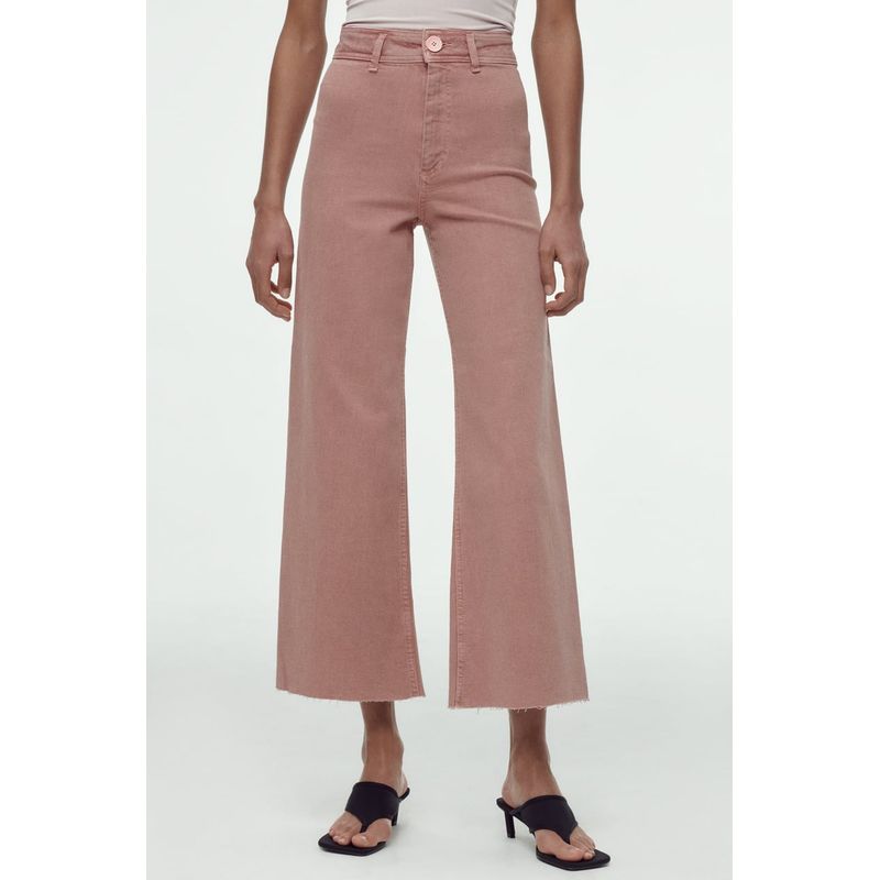 Spring and Summer Nautica Style Straight-leg Silm High Waist Denim