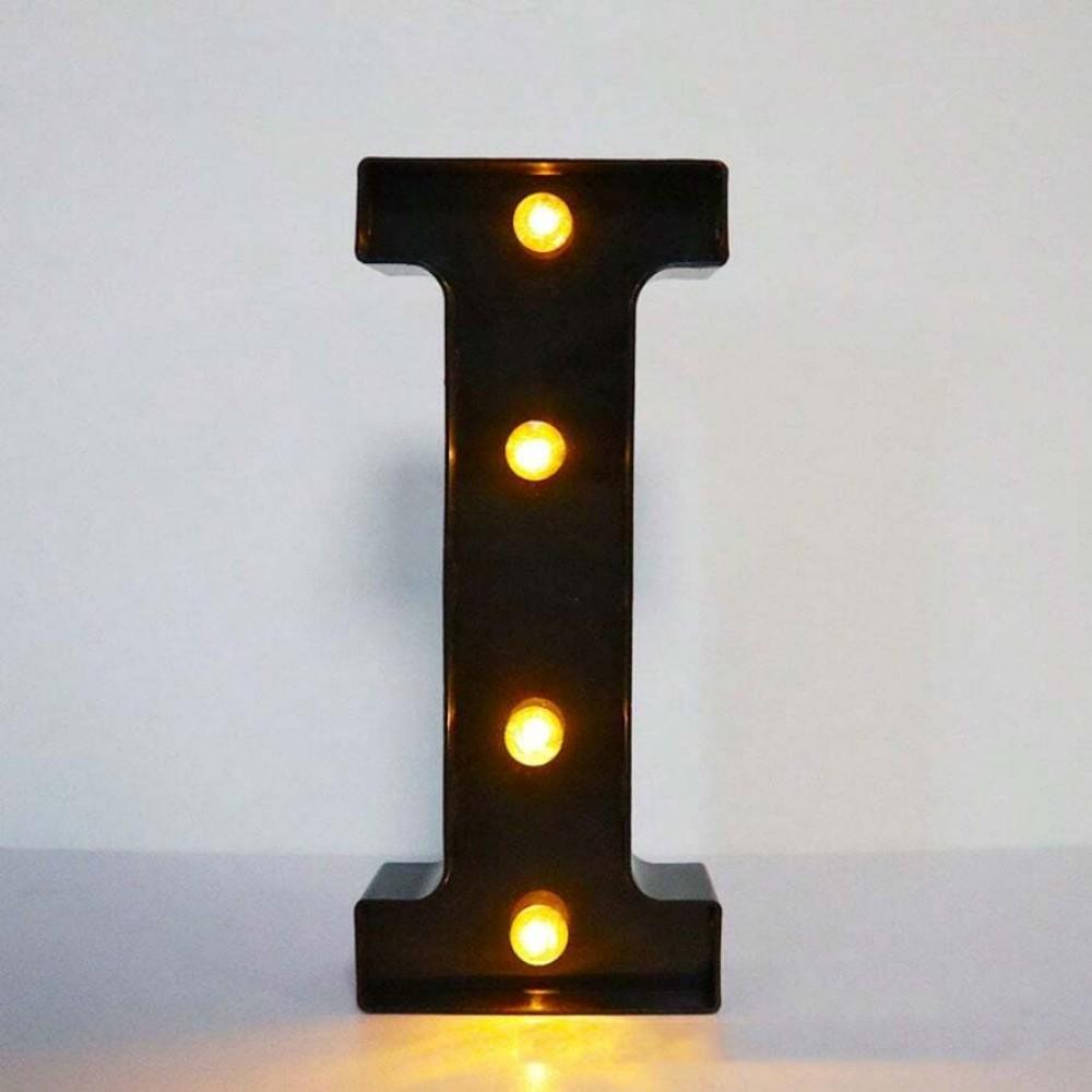 1PC 21.8cm LED Letter Light Luminous Letter and Number Night Light Suitable for Home Bar Wedding Birthday Party Decoration