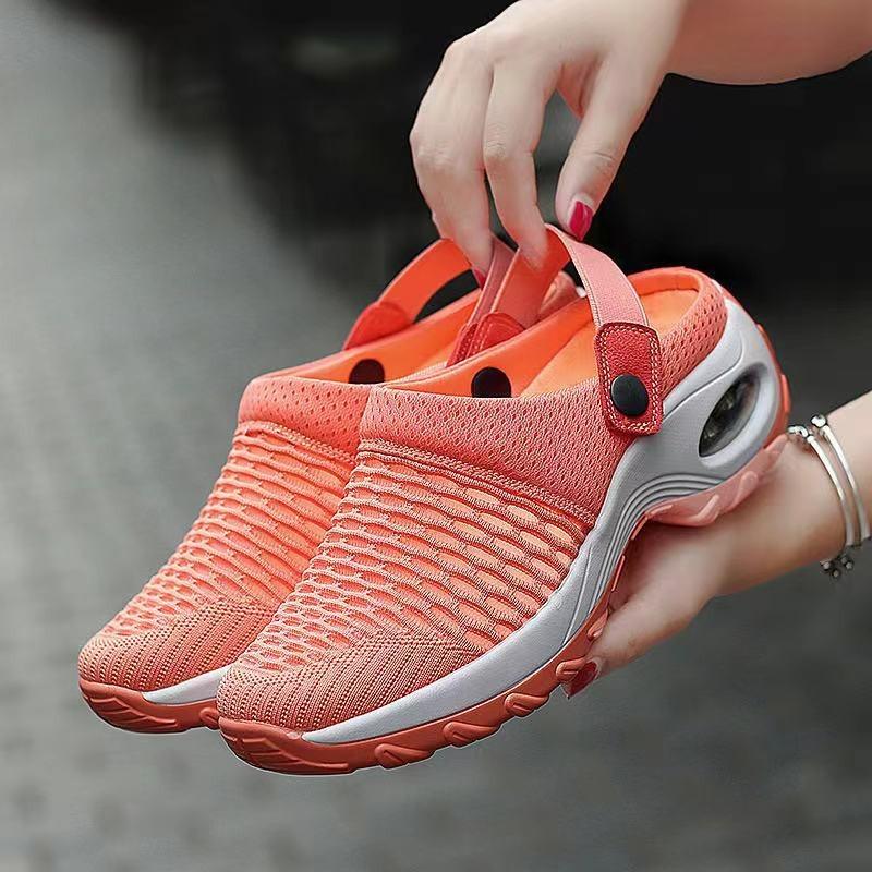 Summer Women's Shoes Women's Shoes Mesh Sandals Women's Half Drag Breathable Women's Shoes