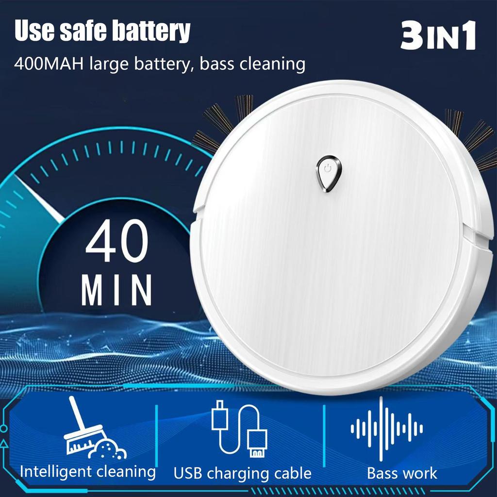 Smart Home Mini Rechargeable Vacuum Mop Robot Vacuum Cleaner   Multifunctional Noise Reduction Device Simple Model