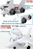 Freedom Model Kits Compact Series US Navy F-14A Tomcat VF-111 Sundowners 2 in 1 Plastic Model Kit FRE162061