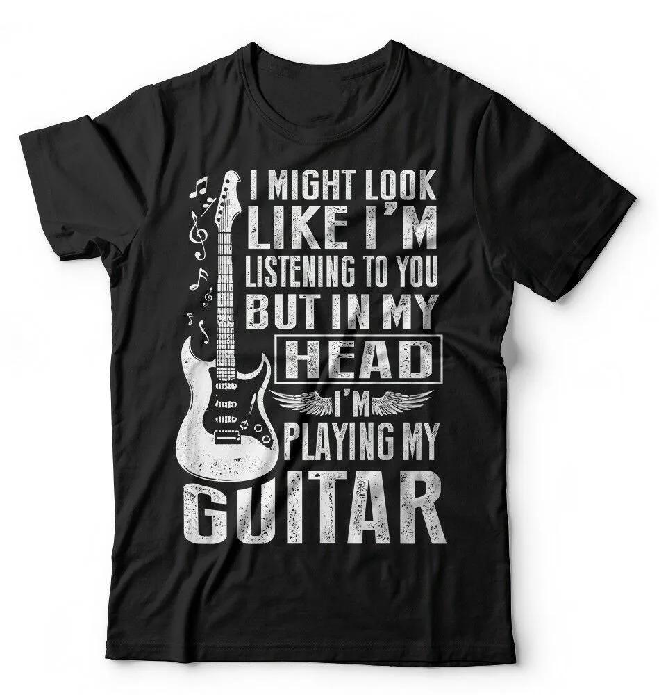 Guitar Player Funny Music Musician TShirt Summer Cotton Short Sleeve ONeck Mens T Shirt New S3XL