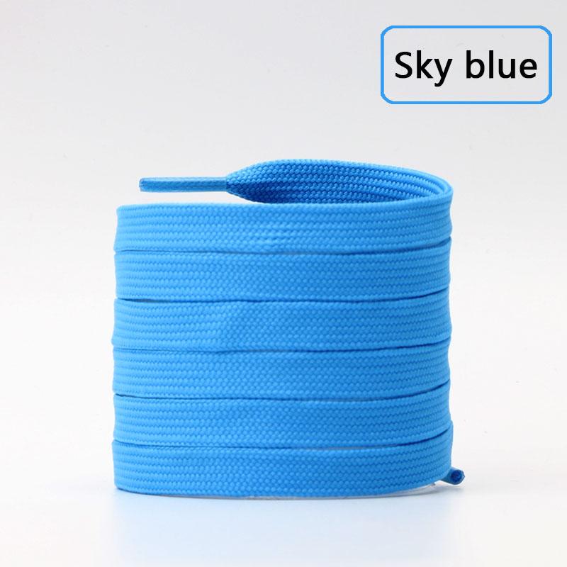 1Pair/3Pair New 0.8cm Wide Flat Durable Shoelace Suitable for A Variety of Shoes Solid-color High-quality Shoelaces
