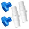 Pool Hose Adapter Kit Easy to Use Hose Fittings Pool Adapter Plastic Texture Suitable for Swimming Pool Vacuum Cleaner
