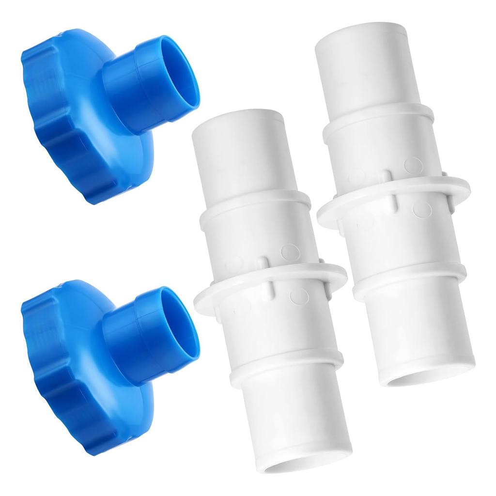 Pool Hose Adapter Kit Easy to Use Hose Fittings Pool Adapter Plastic Texture Suitable for Swimming Pool Vacuum Cleaner