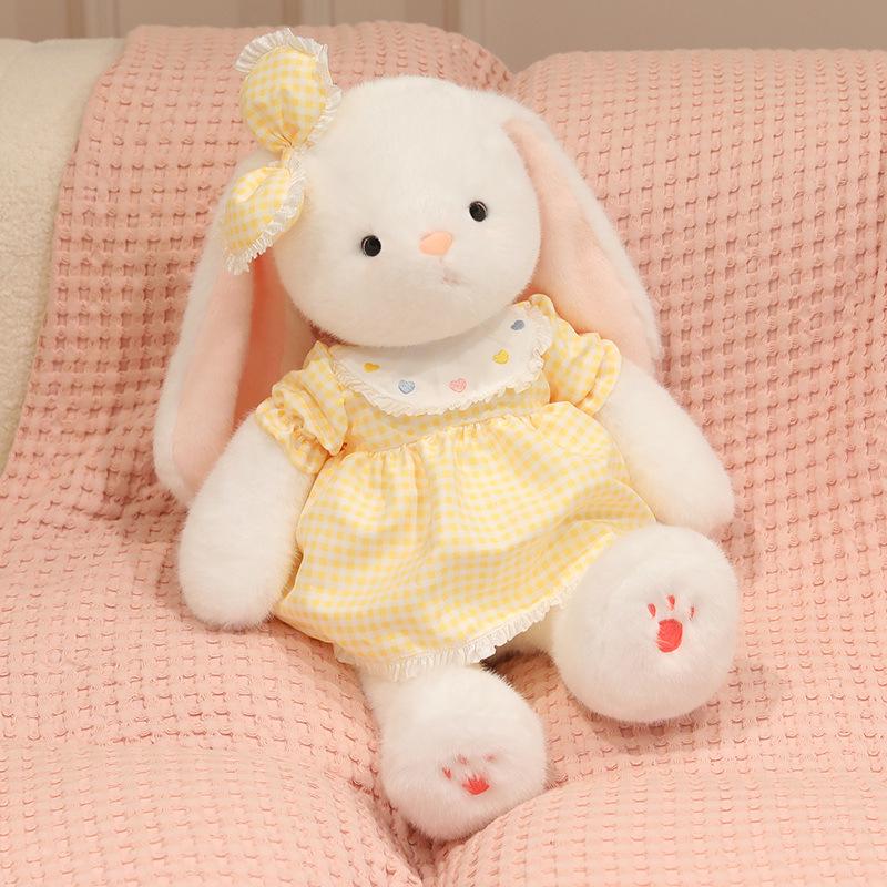 Adorable Ice Cream Cone Rabbit Plush Toy - Soft, Huggable Birthday Gift Doll 50 cm