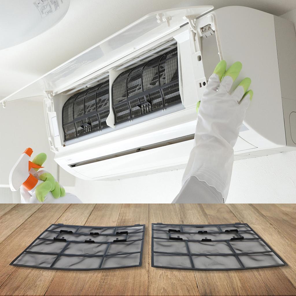 2pcs Air Conditioner Indoor Unit Hanging Dust Protector Air Conditioner Filter Dust Protector Accessories