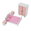 Children Simulation Miniature Dollhouse Bedroom Scene Small Furniture Home Role Playing Educational 