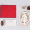 Three-dimensional Blessing Card Hollow Holiday Card  Winter Holiday