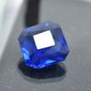 Natural Blue Tanzanite Loose Gemstone Unique Square Cut 7.55 Ct for Jewelry Making and Crafts
