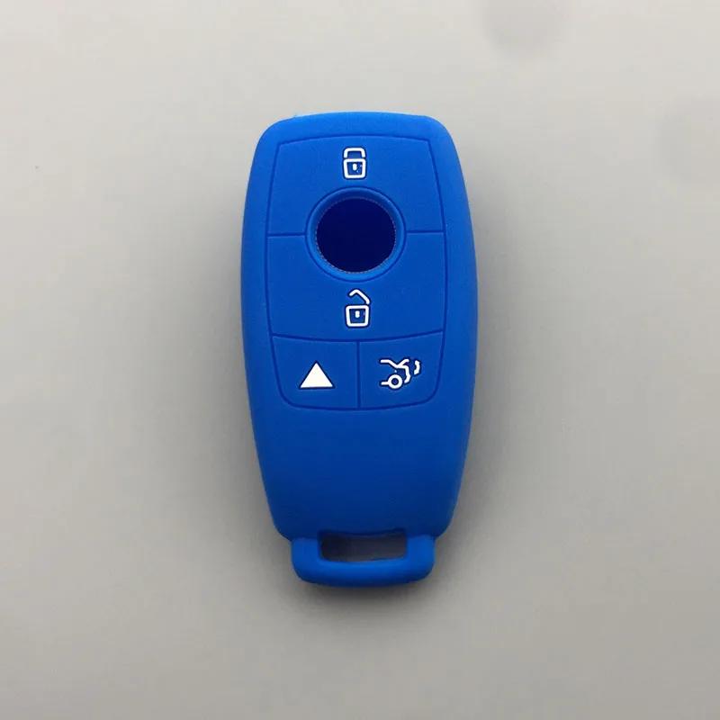 Silicone Car Key Fob Case Cover Holder Accessories For Mercedes-Benz New A C E S Gle Cls W177 W205 C205 W213 W222 W167 C257 Key