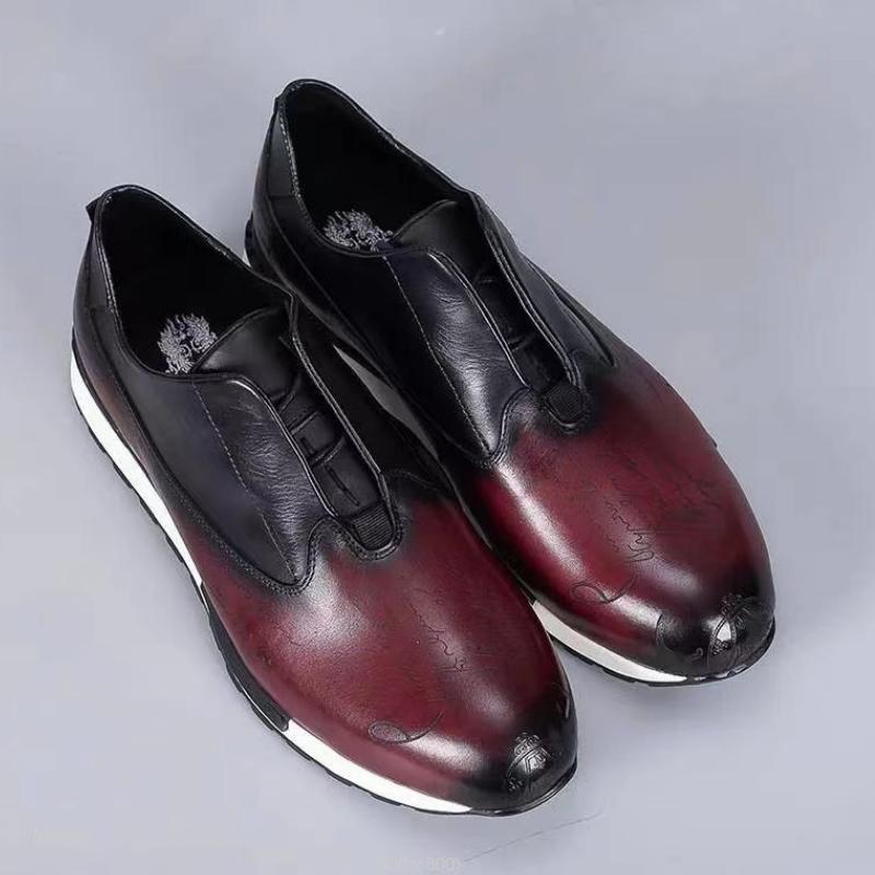 

Модный стиль люксового бренда, повседневные кроссовки, мужская обувь, натуральная кожа, шнуровка, базовая уличная обувь, повседневная мужская мода, туфли оксфордыb15 46