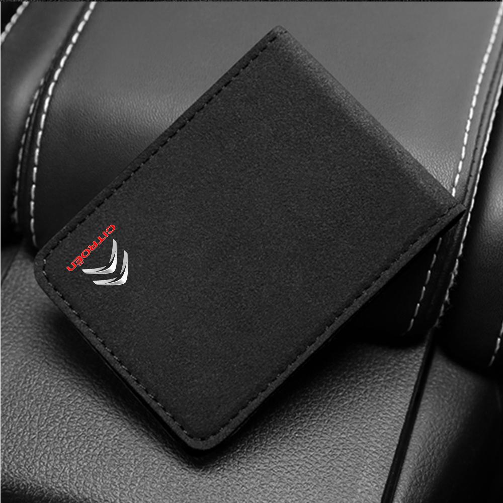 Auto Ultra-Dünn Leder Führerscheinhalter Ausweishülle Für Citroen Celysee C6 C3 C5 C1 C2 C4 Aircross Picasso Cactus Grand