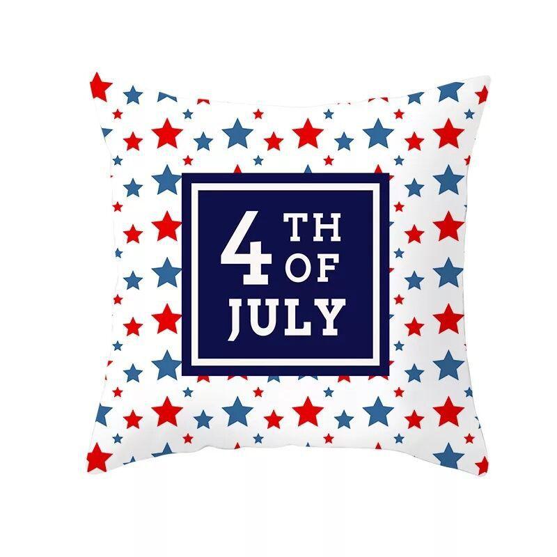 American Flag Independence Day Pillow Case Holiday Gift Home Decor Pillow Case