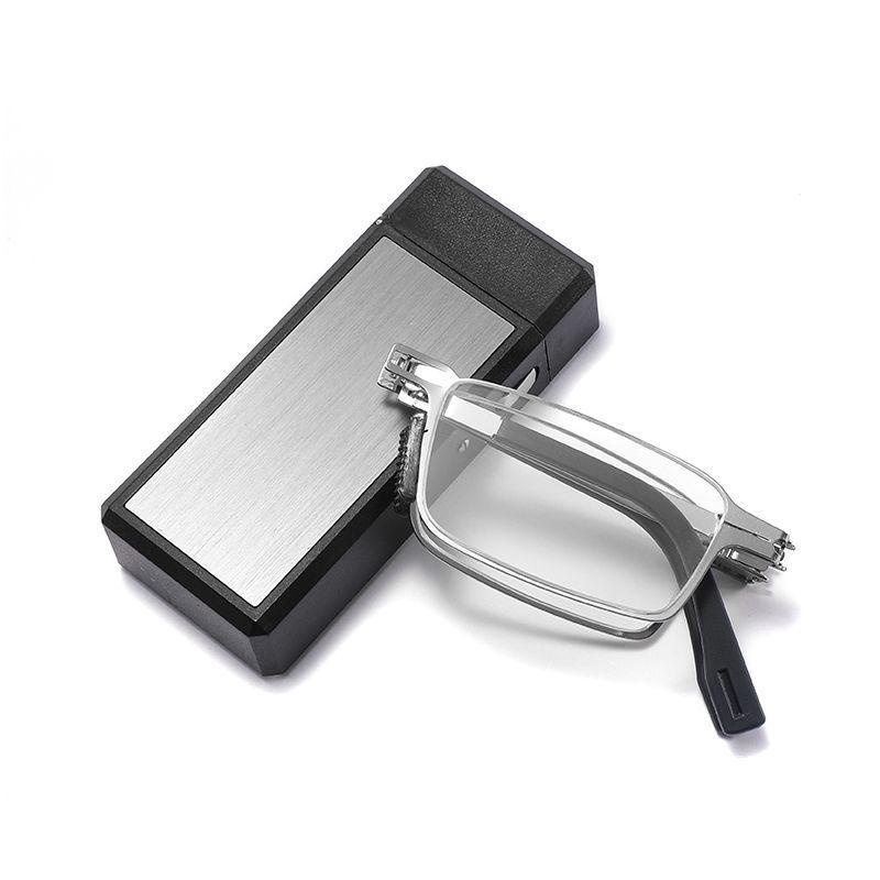 Stylish Foldable Screw-Free Reading Glasses - Portable, Wear-Resistant, HD Full-Frame Available Now.