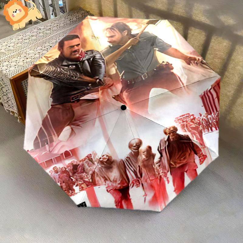 Survival Struggle Post-Apocalyptic World Folding umbrella Suitable for all seasons Portable outdoor Umbrella travel